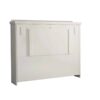 Elsa Drop Table Horizontal Murphy Bed White Finish - The Wallbed Factory